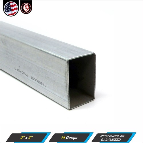 Galvanized rectangular - 2",